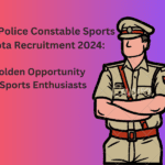 UP Constable sports quota recruitment 2024